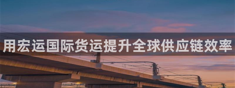 z6com尊龙凯时：用宏运国际货运提升全球供应链效率