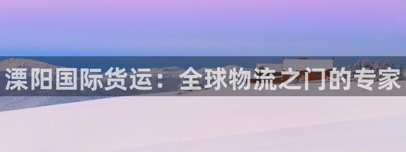 尊龙凯时人生就是博·(中国)官网：溧阳国际货运：全球物流