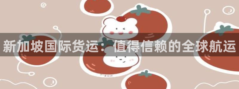 尊龙t600怎么样：新加坡国际货运：值得信赖的全球航运