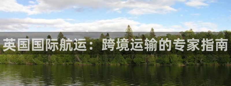 尊龙凯时vip：英国国际航运：跨境运输的专家指南