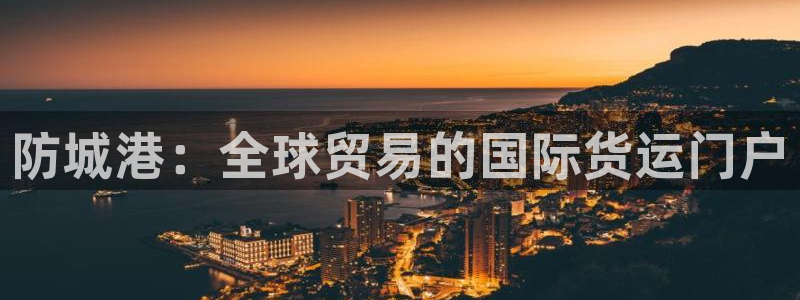 尊龙官网地址：防城港：全球贸易的国际货运门户