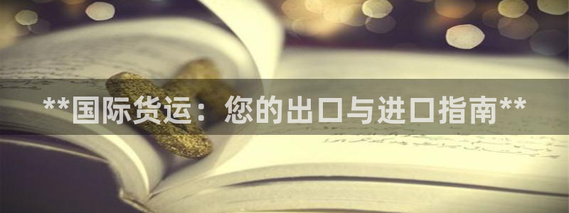 尊龙人生就是博一下阿扎尔：**国际货运：您的出口与进口指
