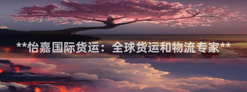 尊龙凯时登陆网址：**怡嘉国际货运：全球货运和物流专家*