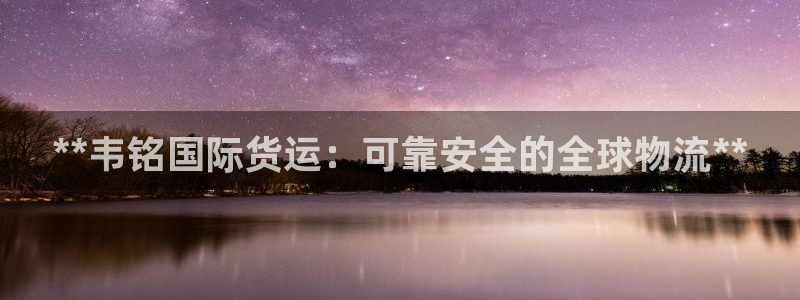 Z6尊龙凯时登录：**韦铭国际货运：可靠安全的全球物流*