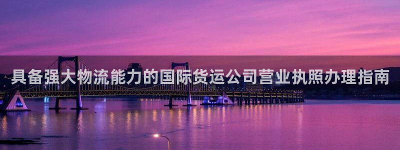 尊龙d88平台登录：具备强大物流能力的国际货运公司营业执
